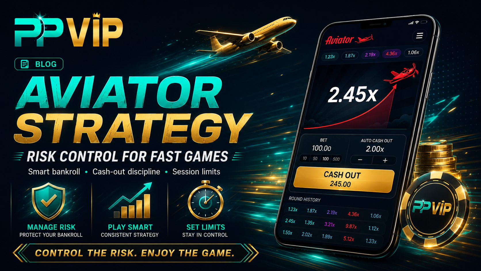 Aviator Strategy: Risk Control for Fast Games at PPVIP